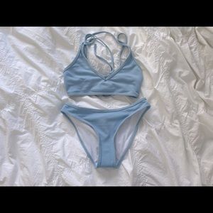 Light blue shein bikini set size small